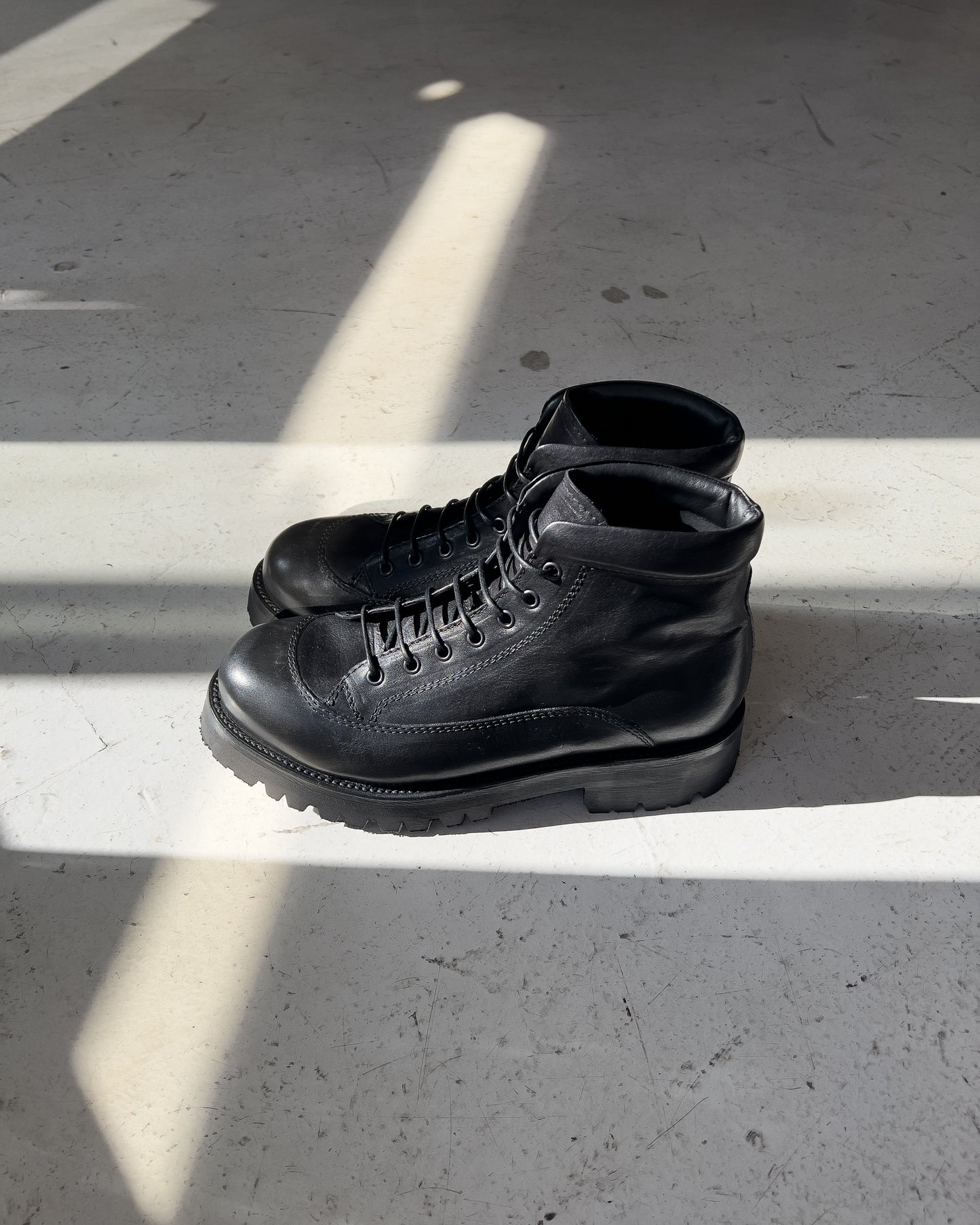 002 - Black Vacchetta Boots